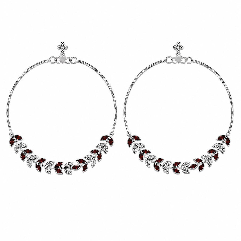 Crimson Leaf Anklet