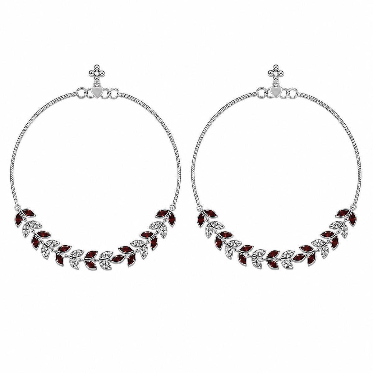 Crimson Leaf Anklet