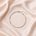 Rose Gold Infinity Link Bracelet