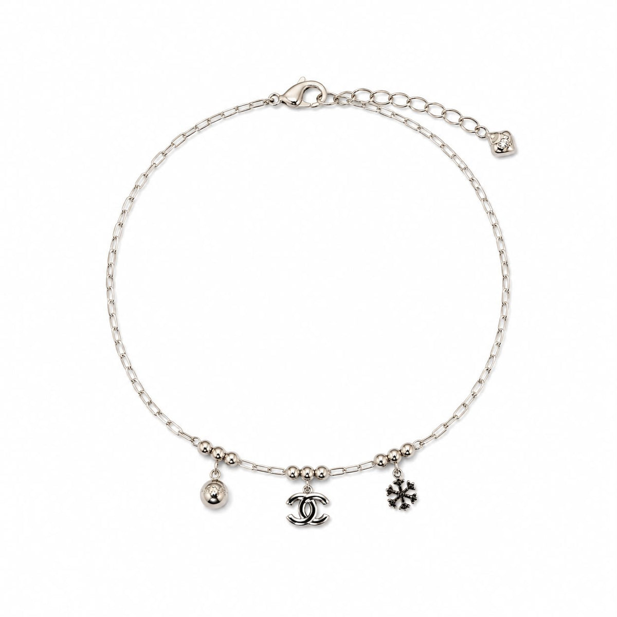 Red Charm Dangle Bracelet
