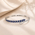 Blue Leaf Bangle