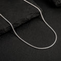 Silver Braided Wheat Chain