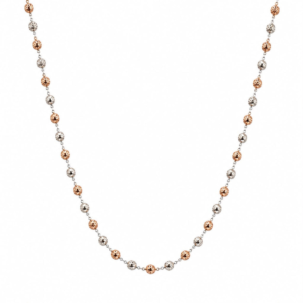 Rose Gold Filigree Bead Chain