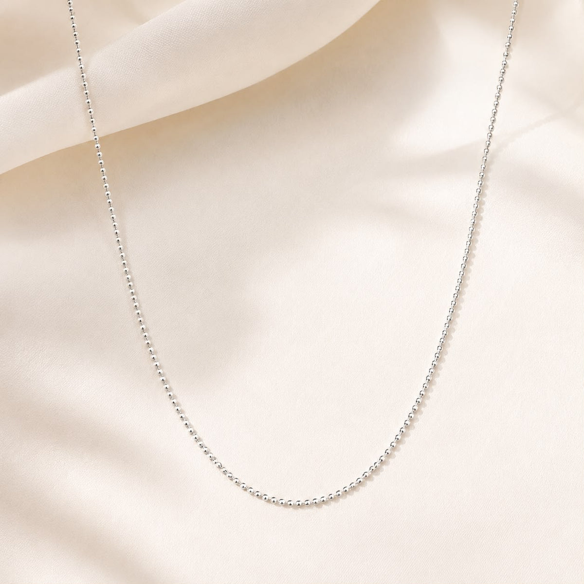 Silver Petite Ball Chain