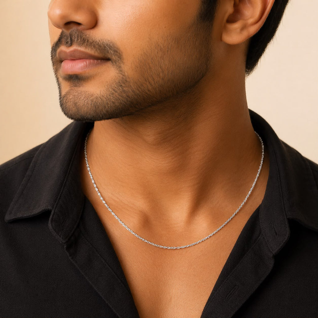 Silver Fine Rope Chain