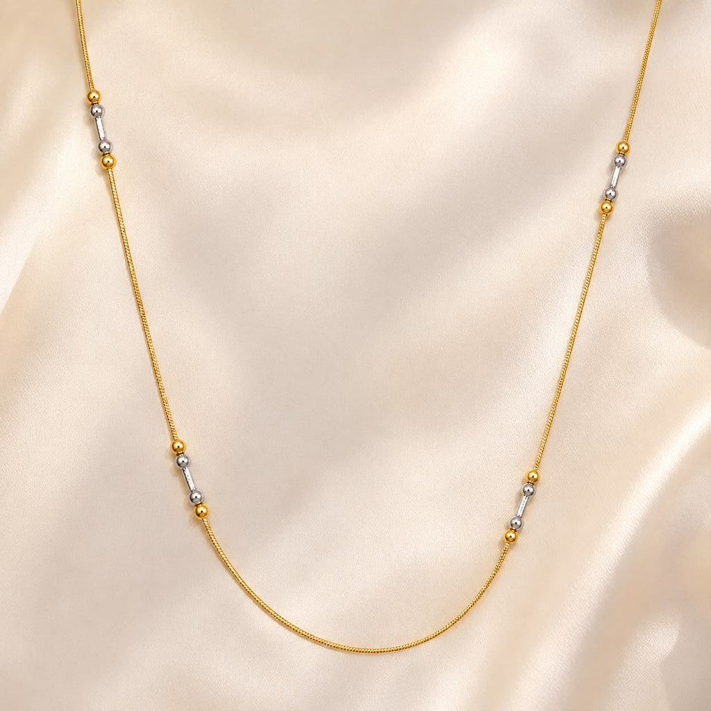Golden Two-Tone Station Chain