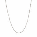 Silver Geometric Bead Chain