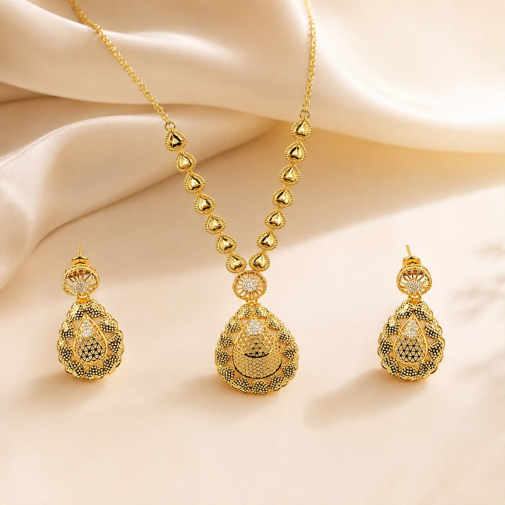 Golden Regal Teardrop Set