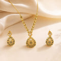 Golden Regal Teardrop Set