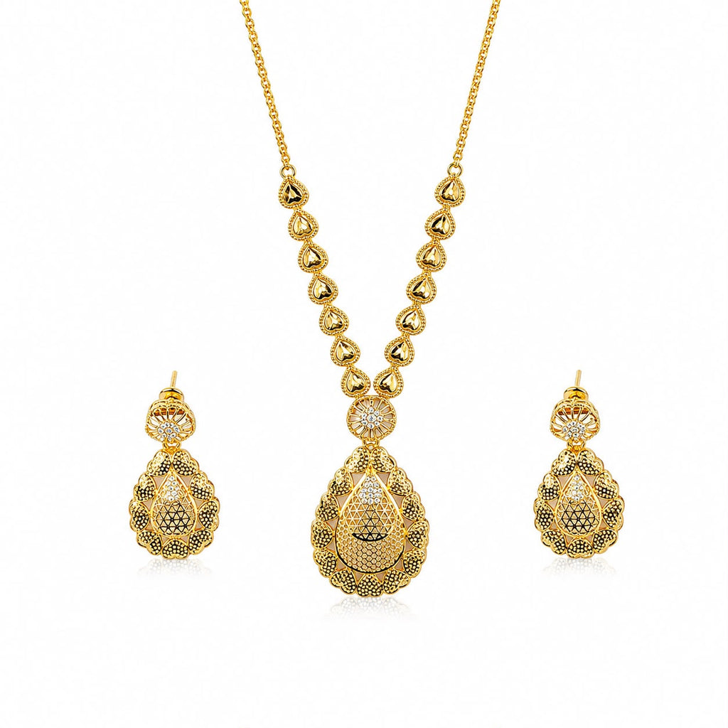 Golden Regal Teardrop Set