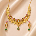 Golden Blossom Statement Set