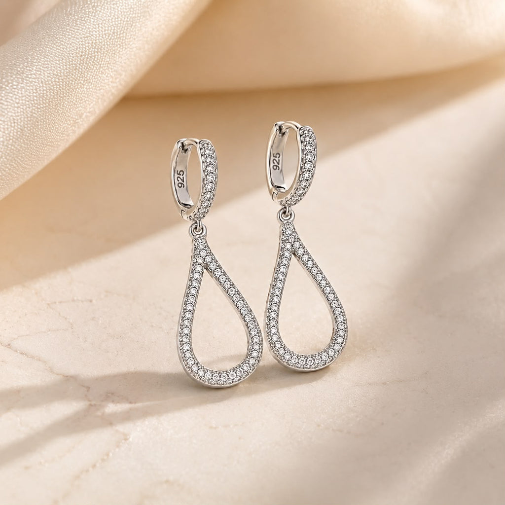 Crystal Teardrop Earrings