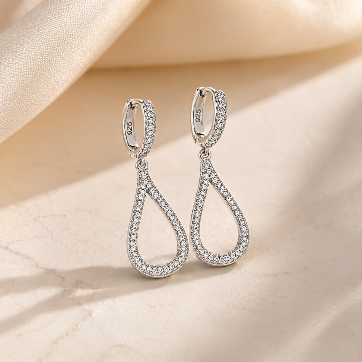Crystal Teardrop Earrings