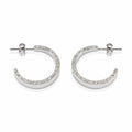 Crystal Open Hoop Earrings