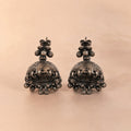Antique Floral Bell Jhumka Earrings
