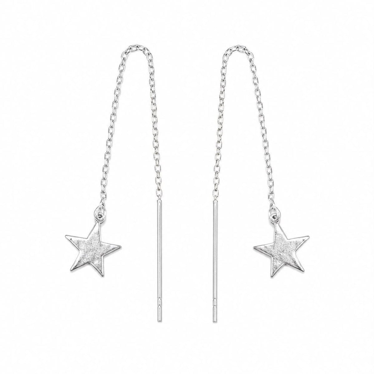 Star Charm Threader Earrings