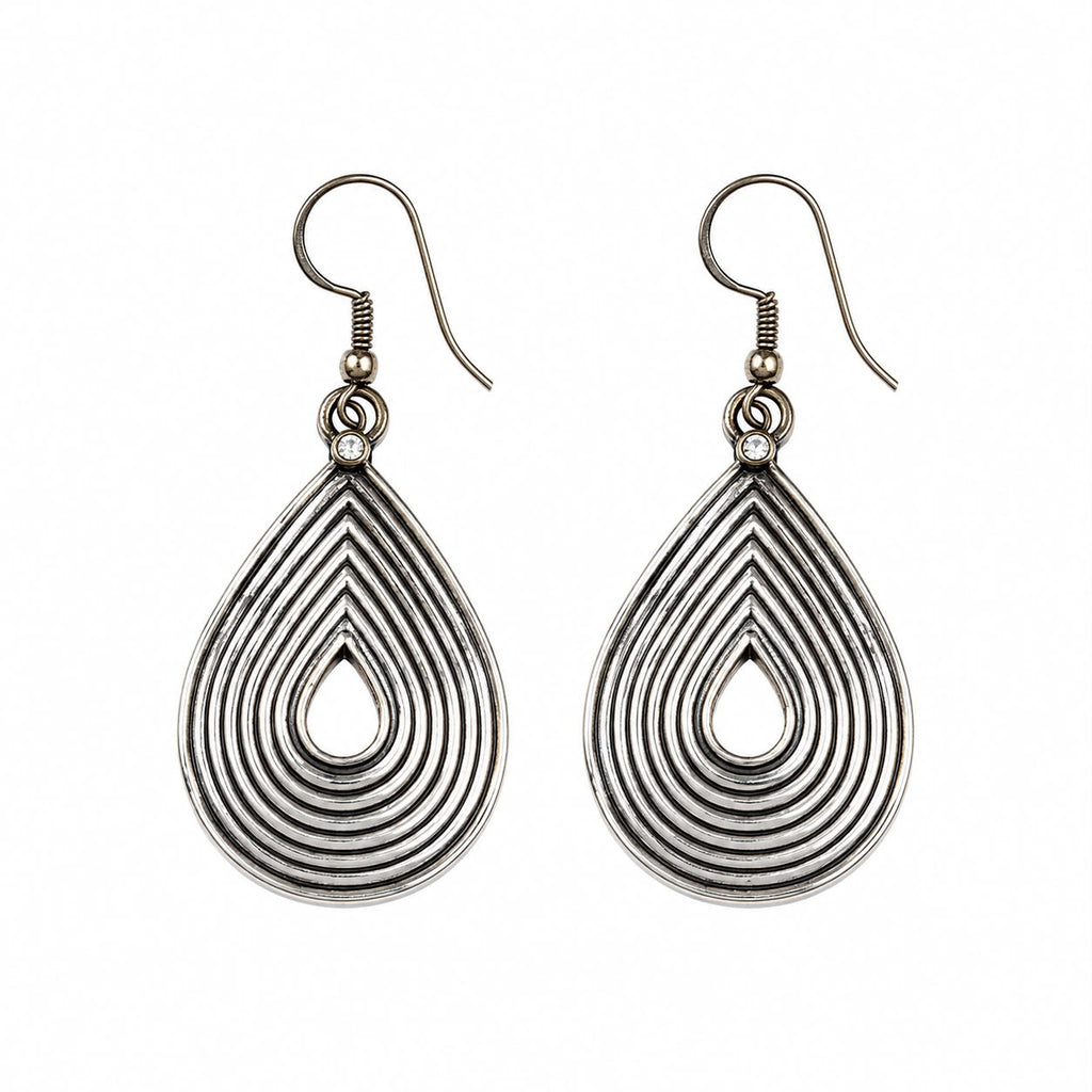 Antique Layered Teardrop Earrings