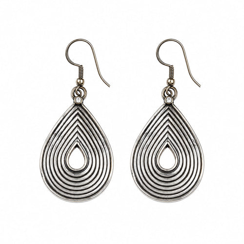 Antique Layered Teardrop Earrings